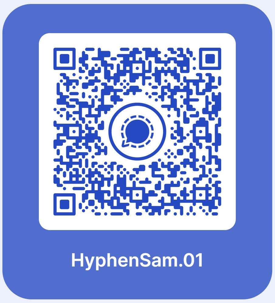 Signal QR code